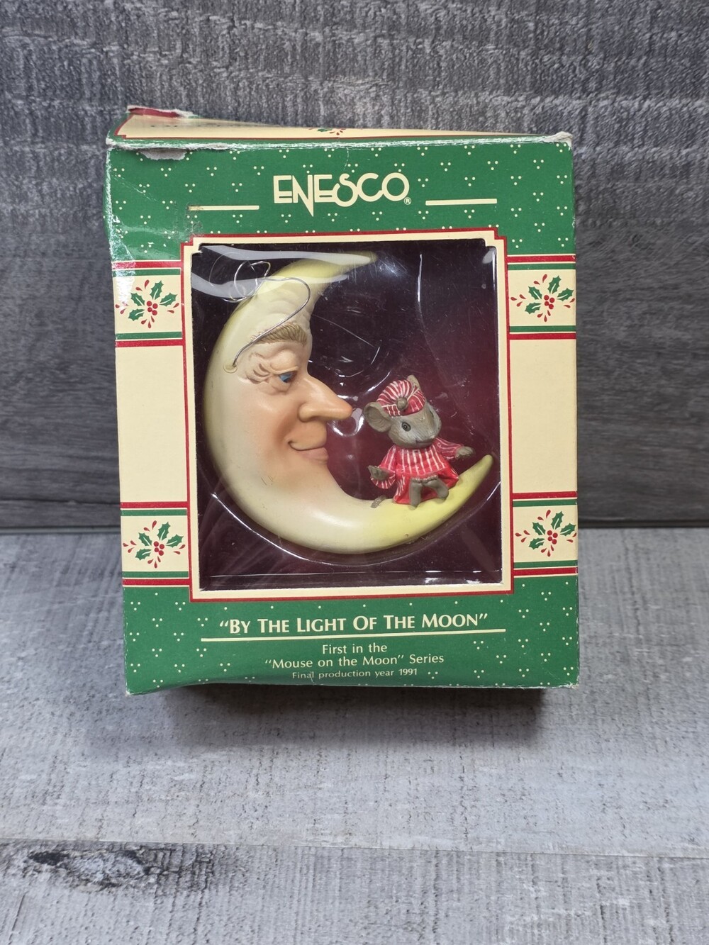 1989 ENESCO By the Light of the Moon Ornament First In The Moon Series g44